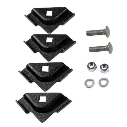 Hubbell Wiring Device-Kellems HLTK Heavy Duty T-Junction Splice Kit, 4.5 in L x 6.3 in W x 4.3 in H Size, For Use With NEXTFRAME Ladder Rack, Steel, Black