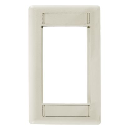 Hubbell Wiring Device-Kellems IMF1OW Phone/Data/Multimedia Component, INFINe Station Modular Plate Frame, 1-Gang, Office White