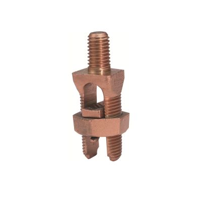 Hubbell BURNDY® SERVIT® POST™ KC17 Mechanical Grounding Connector, (1) 10 to 7 AWG, 10 to 6 AWG Conductor, 1/2 in Dia Wire, 1.34 in L, Bronze