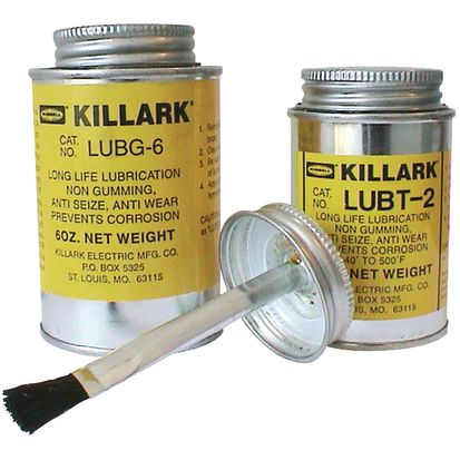 Hubbell Killark® LUBG-6 General Purpose Thread Cutting Oil, 6 oz Can, Paste Form, Light Brown