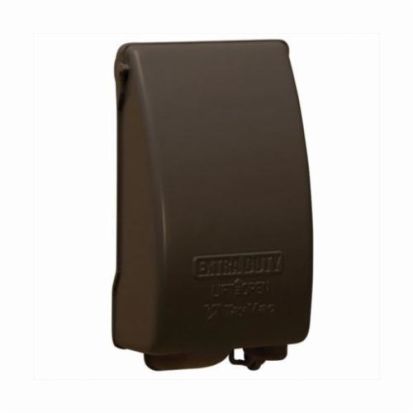 Hubbell TAYMAC MX4280Z 8-in-1 Extra Duty Low Profile While-In-Use Cover, 2-1/4 in L x 3.35 in W x 3-1/2 in D, Metal