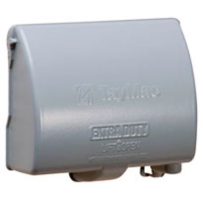 Hubbell TAYMAC MX4380S Extra Duty Low Profile Weatherproof While-In-Use Cover, 2-1/4 in L x 5.15 in W x 2.27 in D, Die Cast Metal