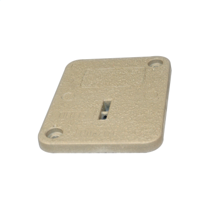 Hubbell QUAZITE PG1118CA0017 CA Series 1-Piece Tier-8 Standard Underground Cover, 18 in L x 11 in W x 1-3/4 in D, For Use With Splice, Pull Box Equipment Enclosure, Concrete Box, Polymer Concrete