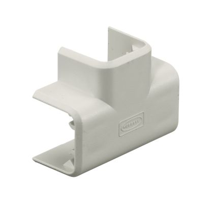 Hubbell Wiring Device-Kellems PT1TC Standard Tee Cover, 6-1/2 in L x 4 in W x 0.8 in H, Extruded PVC, Off-White
