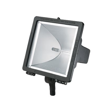 Hubbell® Outdoor Lighting Areamaster™ QL-505 QUARTZLITER® Quartz Floodlight Fixture,) Halide/LED/Quartz Lamp, 300/500 W Fixture, 120 VAC, Architectural Bronze Polyester Coated/Gray Powder Painted Housing