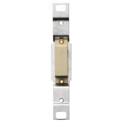 Hubbell Wiring Device-Kellems RA756I Blank Adapter, For Use With Toggle Opening Blanker Wall Plate, Screw Mount, Steel, Ivory