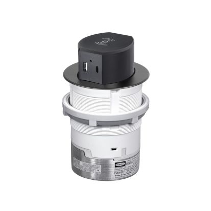 Hubbell Wiring Device-Kellems RCT600BK 15A Tri-Power Pop Up Counter Receptacle