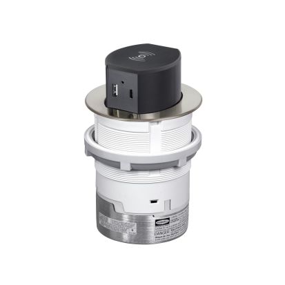 Hubbell Wiring Device-Kellems RCT600NI 15A Tri-Power Pop Up Counter Receptacle