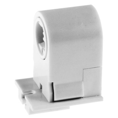 Hubbell Wiring Device-Kellems RL308 Fixed End High Output Lampholder With Socket, 660 W Lamp, 600 VAC, 1.1 A, Horizontal Recessed Double Contact Fluorescent Lamp