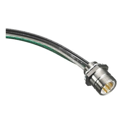 Hubbell Wiring Device-Kellems LINKOSITY RM2004PA001 4-Pole 4-Wire Fabricated Male Receptacle, 600 VAC, 20 A, 12000 W
