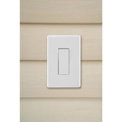 Hubbell Wiring Device - Kellems RSD120WPW 3-Wire Decorator Weather Resistant Rocker Switch With Integral Wallplate