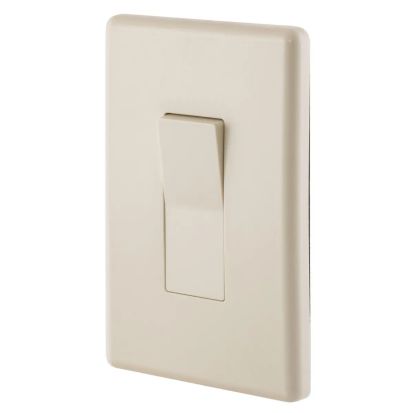 Hubbell Wiring Device - Kellems RSD120WPLA Style Line Decorator Residential Grade Self-Grounding Weather-Resistant Rocker Switch