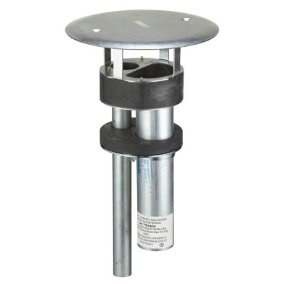 Hubbell Wiring Device-Kellems ScrubShield™ SystemOne™ S1PTAVFIT 3-Piece Flush Standard Sized Poke-Through With (1) 3/4 in, (1) 1-1/2 in EMT Conduit Stem, 4 in Hole, 7 in Dia x 1/4 in H Cover, 300 lb Capacity, Composite