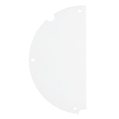 Hubbell Wiring Device-Kellems ScrubShield® SystemOne S1R6SPB 50/50 Split Blank/Standard Sized Sub Plate, Composite