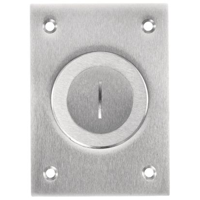 Hubbell Wiring Device-Kellems SA2625 1-Gang Combination Rectangular Standard Floor Box Cover, 4.35 in L x 3.1 in W, For Use With Metallic Flush Concrete Floor Box, Aluminum
