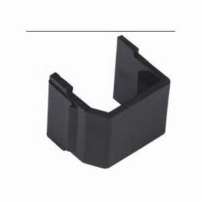 Hubbell Wiring Device-Kellems SNAP-FIT SFBB10 AV Connector, Blank Module, Snap-On Mount, Plastic, Black