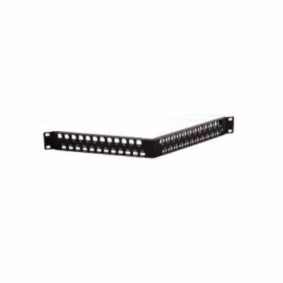 PREMISE WIRING NEXTSPEED® iSTATION™ UDX48A1U 1-Unit Angled Unloaded Jack Panel, 48 Ports, Cat 6, Steel