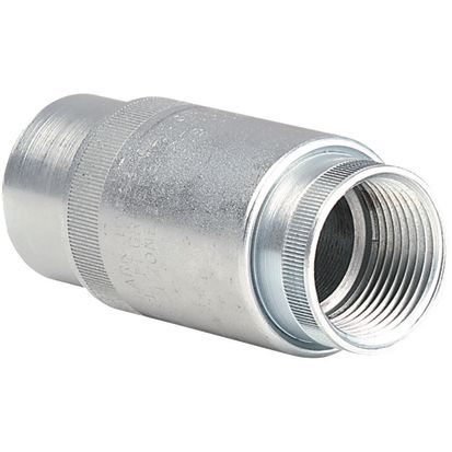 Hubbell Killark UNFS2 Female Short Conduit Union, 3/4 in, Steel, Electro-Plated Zinc