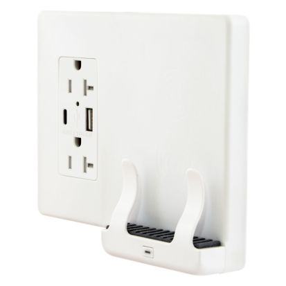 Hubbell Wiring Device-Kellems USB2028AC Combination Wireless Wall Mount Charger & USB Outlet