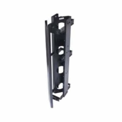 Hubbell Wiring Device-Kellems NEXTFRAME VS76H Vertical Organizer With Hinged Cover, 12.3 in H x 8 in W x 4 in D, Steel, Black