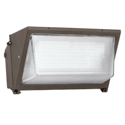 Hubbell Wiring Device-Kellems Outdoor Lighting WGH-400P Perimeter Wallpack With Horizontal Lamp, (1) Metal Halide Lamp, 400 W Fixture, 120/220/240/277 VAC, Dark Bronze Housing