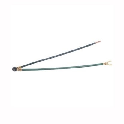 IDEAL® 30-3287 Combo Grounding Tail, 12 AWG Stranded Wire, Fork/Ring/Stripped End Terminal