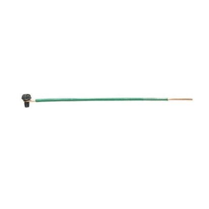 IDEAL® 30-3392 Grounding Tail, 12 AWG Solid Wire, 8 in L, Loop/Stripped End Terminal