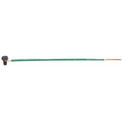 IDEAL® 30-3404 Grounding Tail, 12 AWG Solid Wire, 6-1/2 in L, Loop/Stripped End Terminal