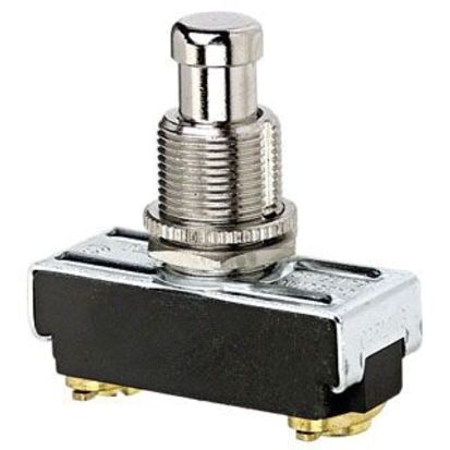 IDEAL® 774085 Push Button Switch, 125/250 VAC, 15/10 A, NO SPST Contact