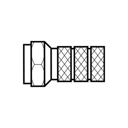 IDEAL® 85-039 F-Type Connector, Twist-On Connector, RG-6 Cable