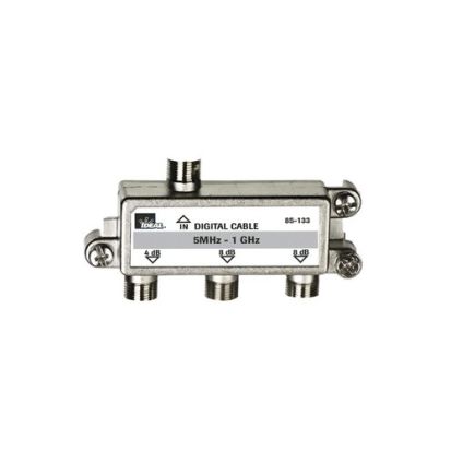 IDEAL® 85-133 3-Way High Performance Digital Cable Splitter, 7-1/2 in L x 4 in W x 1 in H, Female Connection