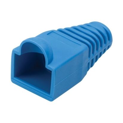 IDEAL® 85-380 Strain Relief Boot, For Use With Cat 5e and Cat 6 RJ-45 Modular Plugs, Plastic, Blue