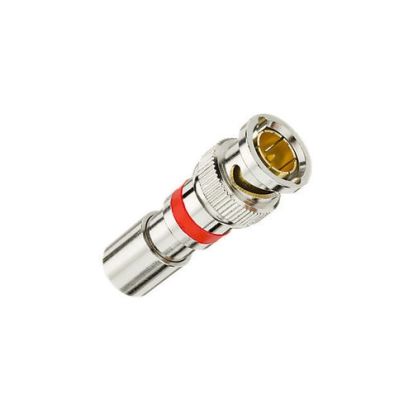 IDEAL® InSITE™ 89-5047 Type BNC Compression Connector, 20 to 18 AWG Solid RG-59 Cable