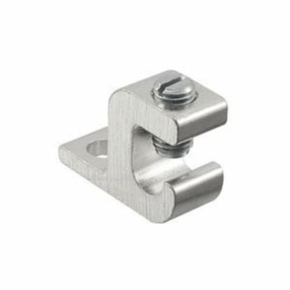 nVent ILSCO GBL-1/0 Type GBL Dual Rated Lay-In Ground Lug, 14 to 1/0 AWG Aluminum/Copper Conductor, 1/4 in Stud, Aluminum Alloy, Electro-Plated Tin