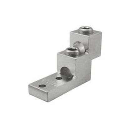 nVent ILSCO PB2-600 Type PB Dual Rated Panelboard Stack Lug, 2 AWG to 600 kcmil, 3/8 in Bolt/Stud, 1-3/8 in Hole Spacing, For Use With Aluminum or Copper Conductor