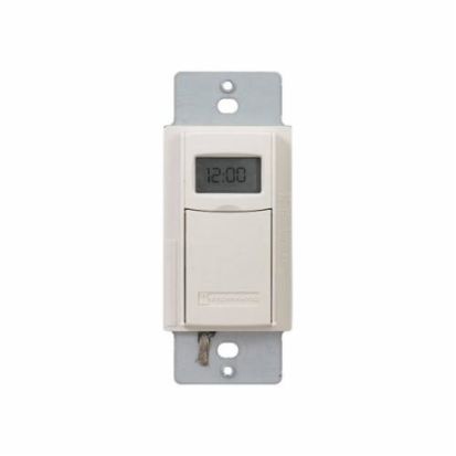 Intermatic® EI600LAC Astronomic Digital Decorator Electronic In-Wall Timer, 1 min to 7 days Setting, 120 to 127 VAC, 12 to 18 VDC, 1 hp, 1NO SPST Contact, 1 Pole