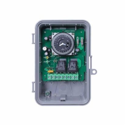 Intermatic® Grasslin® GM40AV Auto Voltage Electromechanical Time Switch, 15 min to 24 hr Setting, 120 to 208/240/277 VAC, 1 hp, 2 hp, 2NO-2NC DPDT Contact, 2 Poles