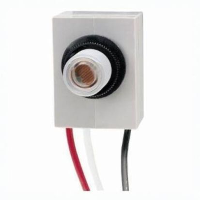 Intermatic® K4023C K4000 Thermal Housing Photocontrol, 208 to 277 VAC, 3100 to 4150 W Tungsten, 1700 to 2300 VA Ballast, Flush Mount, Polycarbonate