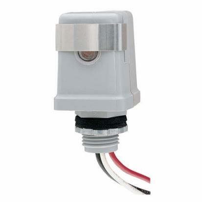 Intermatic® K4141C K4100 Stem Mounting Photocontrol, 120 VAC, 3000 W Tungsten, 3000 VA Ballast, Stem Mount, Polycarbonate