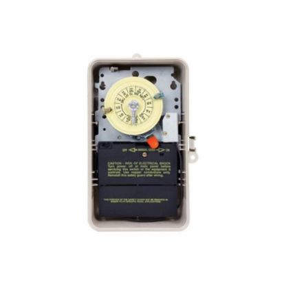 Intermatic® T101P201 T100 Heavy Duty Mechanical Timer Switch, 24 hr Setting, 120 VAC, 2 hp, 1NO SPST Contact, 1 Poles