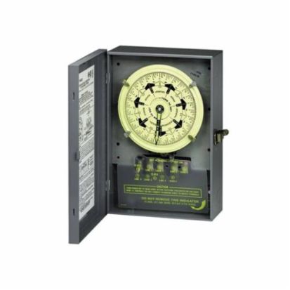 Intermatic® T7801B T7000B Electro Mechanical Mechanical Timer Switch, 3-1/2 hr to 7 days Setting, 125 VAC, 10 hp, DPDT Contact, 2 Poles