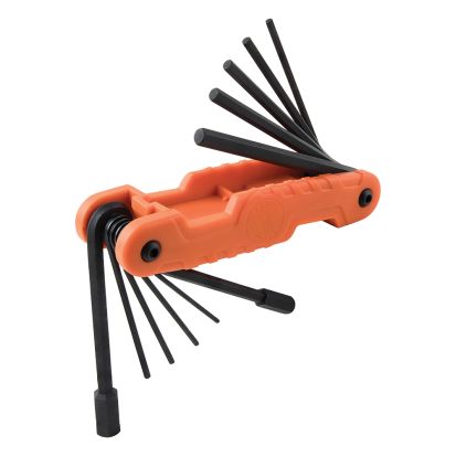 Klein 70550 Pro Heavy Duty Folding Hex Key Set, 11 Pieces