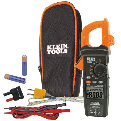 Klein® CL800 AC Auto-Ranging Low Impedance Mode Auto Off Digital Clamp Meter