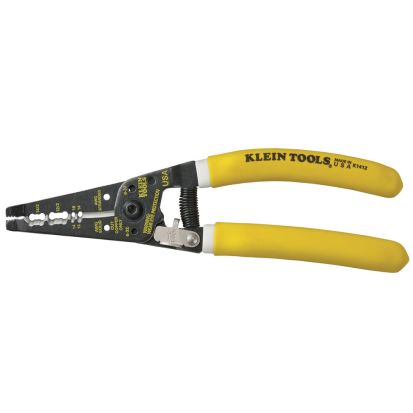 Klein® K1412 Wire Stripper, 14 to 12 AWG Solid/Stranded Cable, 7-7/10 in OAL, #6-32 Screw Shearing