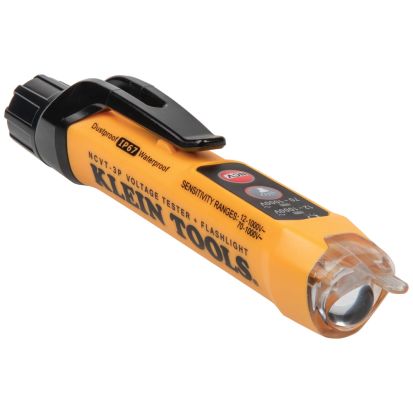 Klein® NCVT3P Dual Range Non-Contact Voltage Tester With Flashlight