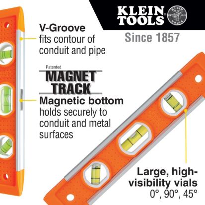 Klein 935 Rare Earth Magnet Torpedo Level