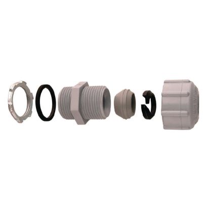 Ipex 278100 TSRCU05 1/2IN PVC THR STRAIN RELIEF CONNECTOR