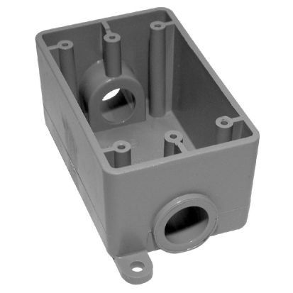 Ipex 078227 F Series Gang Box, 17 cu-in, 1-Gang, PVC