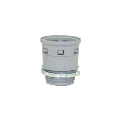 Multi Fittings Corp Ipex 089008 High Impact Male Conduit Connector, 1 in Trade, For Use With ENT Tubing, PVC