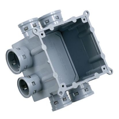 Ipex 089468 SSBH-15 PVC SQUARE SLAB BOX KWIKON